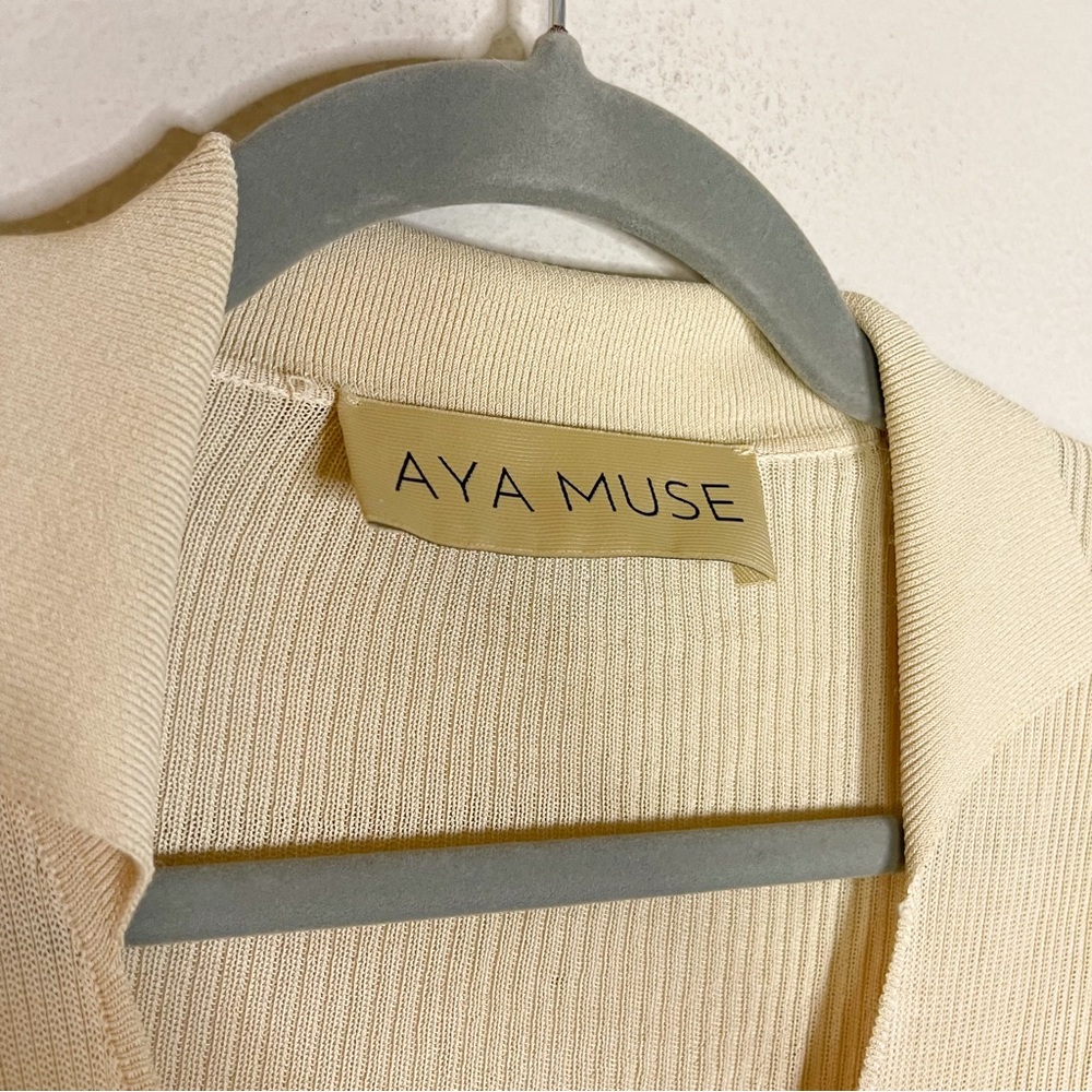 AYA MUSE | Bella Cut Out Dress in Sand Size: XS - Picture 5 of 7
